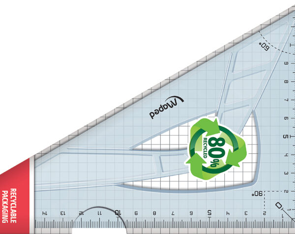 Maped tekendriehoek Geometric 60 graden, katheterlengte: 210 mm