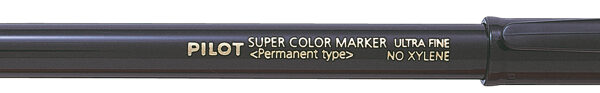 PILOT permanent-marker ultrafijn, zwart