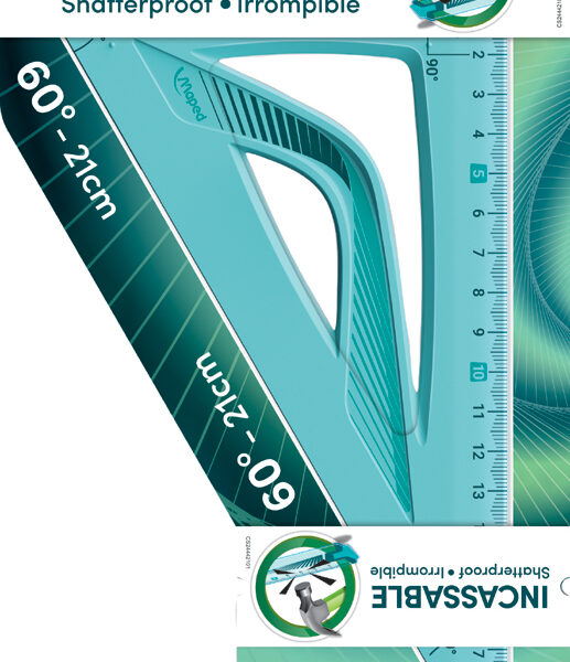 Maped tekendriehoek Flex 60 graden, katheterlengte: 210 mm