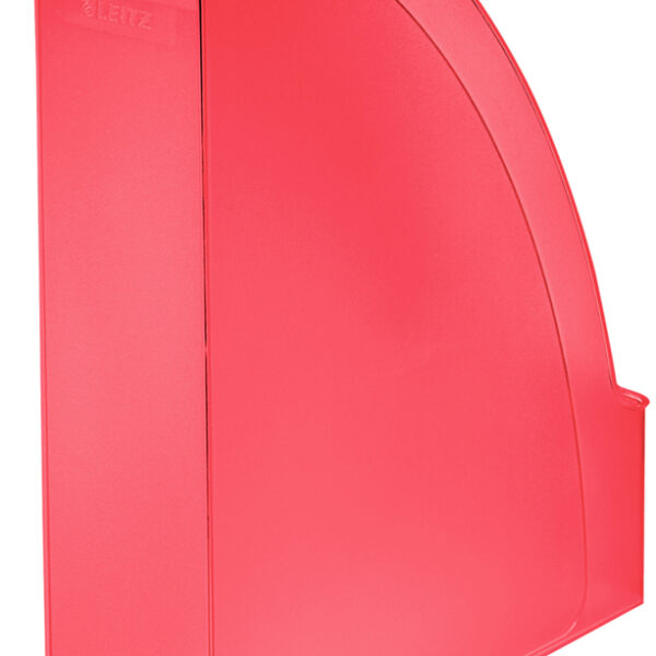 LEITZ tijdschriftencassette Plus, DIN A4, polystyrol, rood frost
