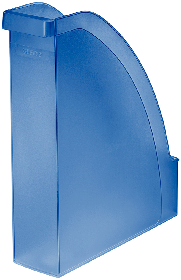 LEITZ tijdschriftencassette Plus, DIN A4, polystyrol, blauw frost LEITZ tijdschriftencassette Plus, DIN A4, polystyrol, blauw frost