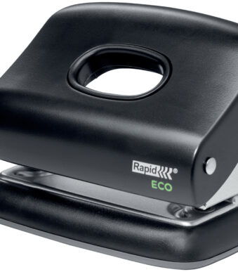 Rapid perforator ECO, ponscapaciteit: 20 vel, zwart