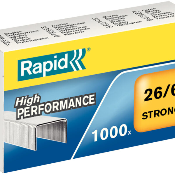 Rapid nietjes Strong 26/6, verzinkt