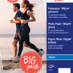 AVERY inkjet-fotopapier, A4, 180 g/m2, galnzend, 100 vel