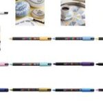 POSCA pigmentmarker, zilver.