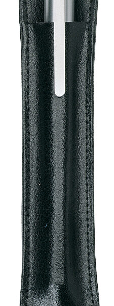 Alassio etui voor schrijfgerei, voor 1 pen, zwart