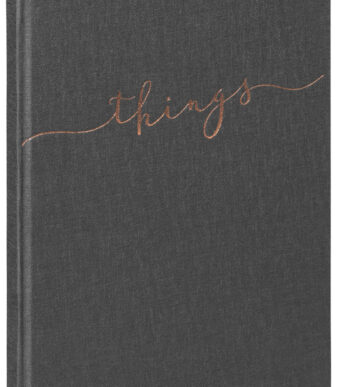 PAGNA notitieboek 'things', DIN A5, blanco, grijs