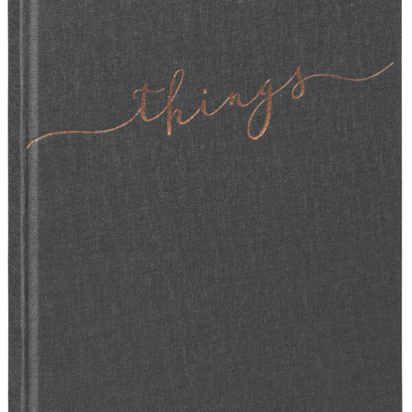 PAGNA notitieboek 'things', DIN A5, blanco, grijs