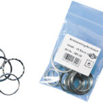 WEDO metalen sleutelringen, in zak