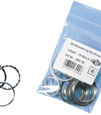 WEDO metalen sleutelringen, in zak