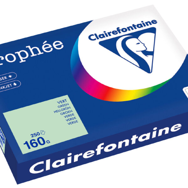 Clairefontaine universeel papier Trophee, A4, 160 g/m2, groen