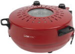 CLATRONIC pizzamaker PM3787, 1.200 Watt, rood