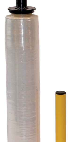 SMARTBOXPRO afroller voor stretchfolie, metaal, geel