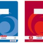Herlitz schoolschrift, A4-formaat, gelinieerd/geruit