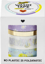 Folia decoratieve plakband washiband hotfoil bijen, set van 4