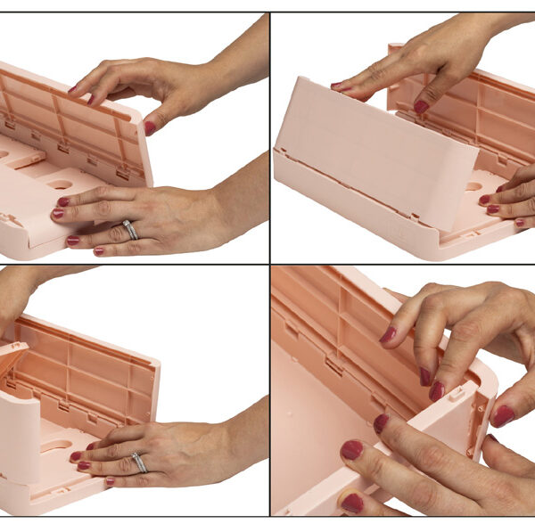 EXACOMPTA opbergbox Smart Case Mini, nude, A6+