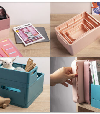 EXACOMPTA opbergbox Smart Case Mini, nude, A6+