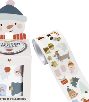 Winterstickervellen op rol, 4 meter