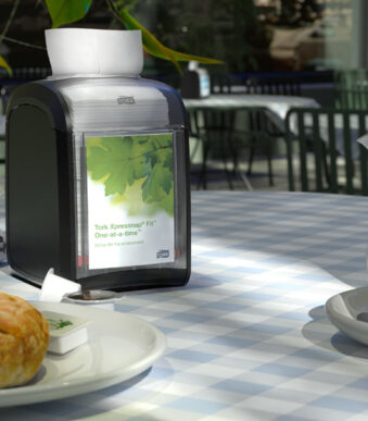 TORK Xpressnap Fit servetten-tafeldispenser SIGNATURE, staand formaat