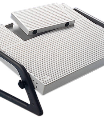 WEDO voetensteun Relax, traploos in hoogte verstelbaar, lichtgrijs