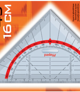 Maped geodriehoek Technic, hypothenusa: 160 mm