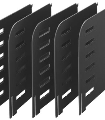 styro tussenschot voor archiefsysteem styrorac, verticaal, zwart