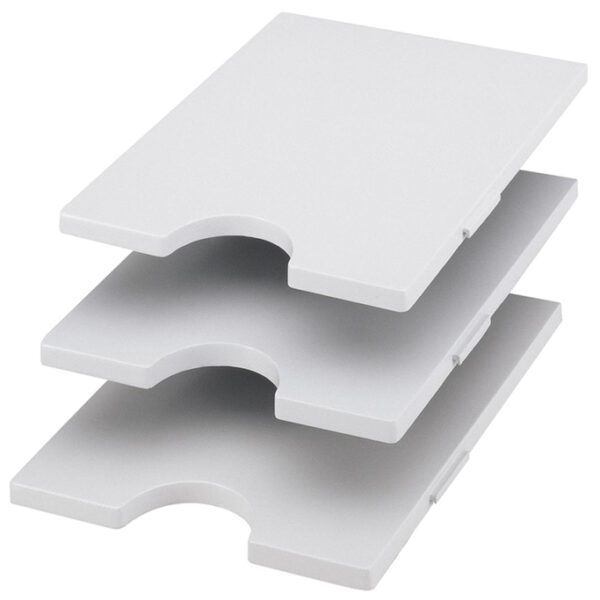 styro tussenschot voor archiefsysteem styrorac, horizontaal, grijs