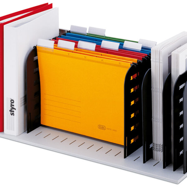 styro archiefsysteem-basiseenheid styrorac, zwart/grijs