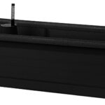 orthex bloembak / plantenbak EPOQUE, breedte: 600 mm, zwart