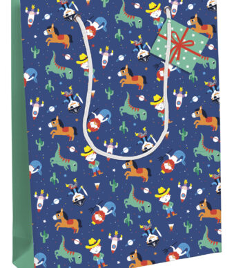 Clairefontaine geschenktas 'Hero's blauw', middel