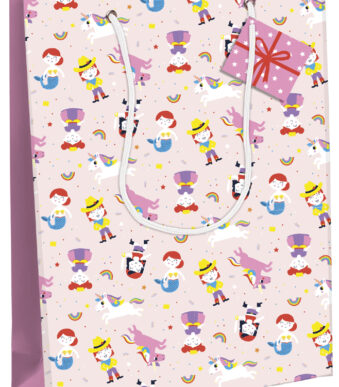 Clairefontaine geschenktas 'Hero's roze', middel