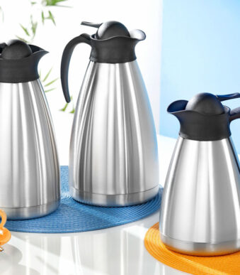 Esmeyer - Thermokan - 1,0 Liter - Kleur: Zilver