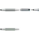 Pelikan vulpen 'PURA', zilver, penpunt: fijn