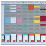 nobo weekplanner, maat: (B)480 x (H)480 mm