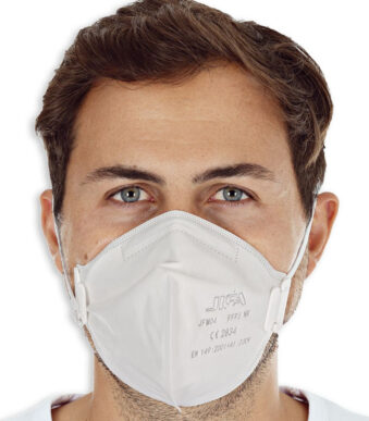 HYGOSTAR mondmasker, FFP3 NR, verticaal opvouwbaar