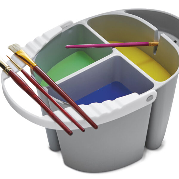 deflecto multi-functionele-verfemmer met penseelhouder, grijs