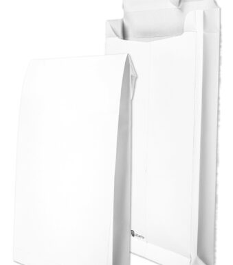 Veiligheidsverzendmap C4, ongevenesterd, wit