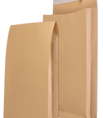 Verzendenvelope C4, zonder venster, bruin