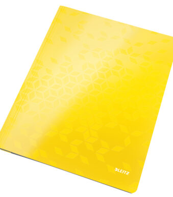 LEITZ snelhechter WOW, DIN A4, karton, geel