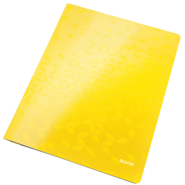 LEITZ snelhechter WOW, DIN A4, karton, geel