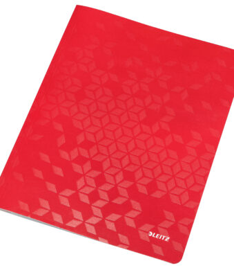 LEITZ snelhechtmap WOW, DIN A4, karton, rood