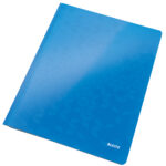 LEITZ snelhechter WOW, DIN A4, karton, blauw metallic