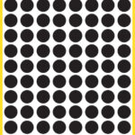 AVERY markeringspunten, rond 8 mm, zwart