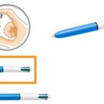 BIC - 4-kleuren balpen - Mini - 0,32 mm puntdikte