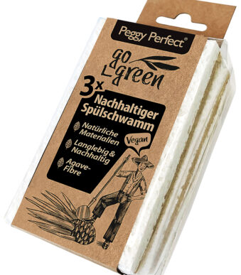 Peggy Perfect reinigingsspons 'GoGreen', 3 stuks