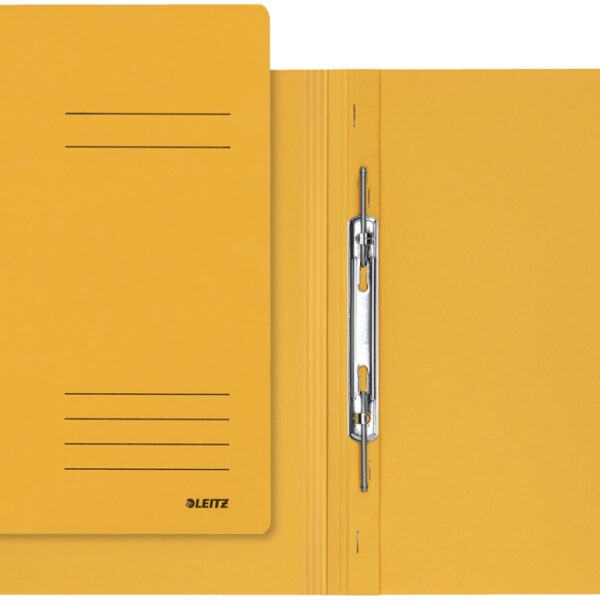 LEITZ spiraalhechter, DIN A4, karton, geel