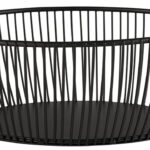 APS - Brood- en fruitschaal - Ovaal - 200 x 150 mm - Kleur: Zwart