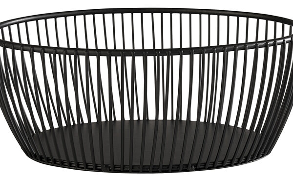 APS - Brood- en fruitschaal - Ovaal - 200 x 150 mm - Kleur: Zwart