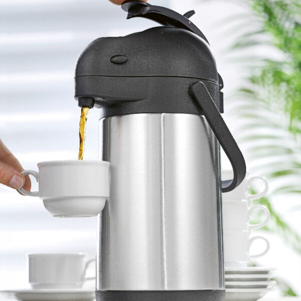 Esmeyer - Pompkan - 1,9 liter - Zilver/Zwart