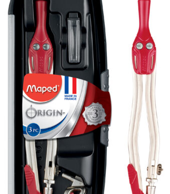 Maped passerdoos Origin, 3-delig, kleuren assorti